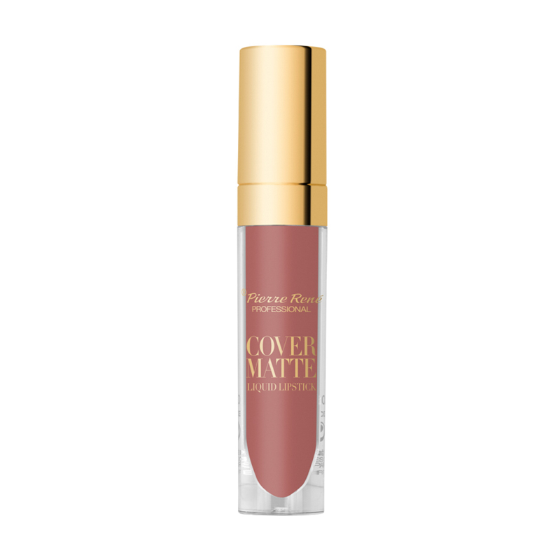 Рідка матова помада для губ Pierre Rene Cover Matte Liquid Lipstick 02 Vintage Rose, 5 мл